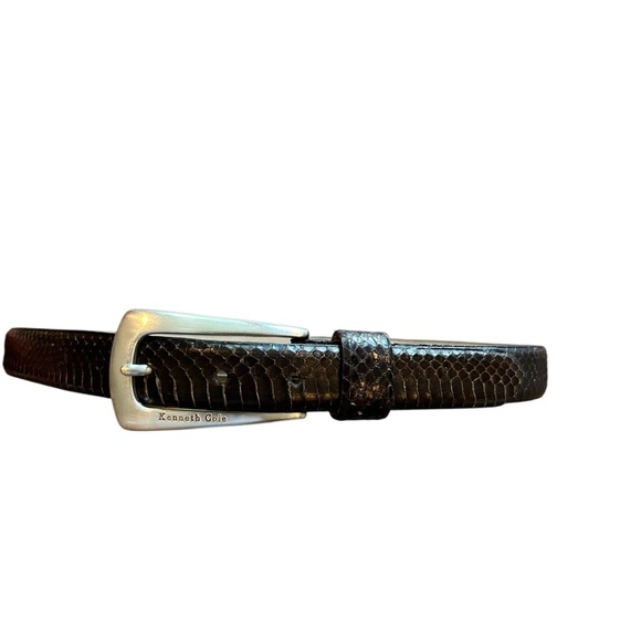 Kenneth Cole Genuine Snake Skin Belt - Picture 1 of 6